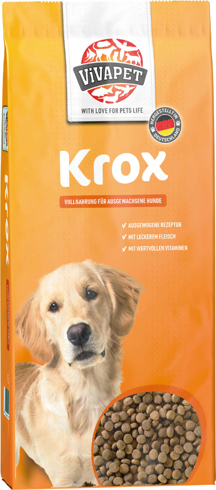 ViVAPET Hunde-Trockenfutter Krox